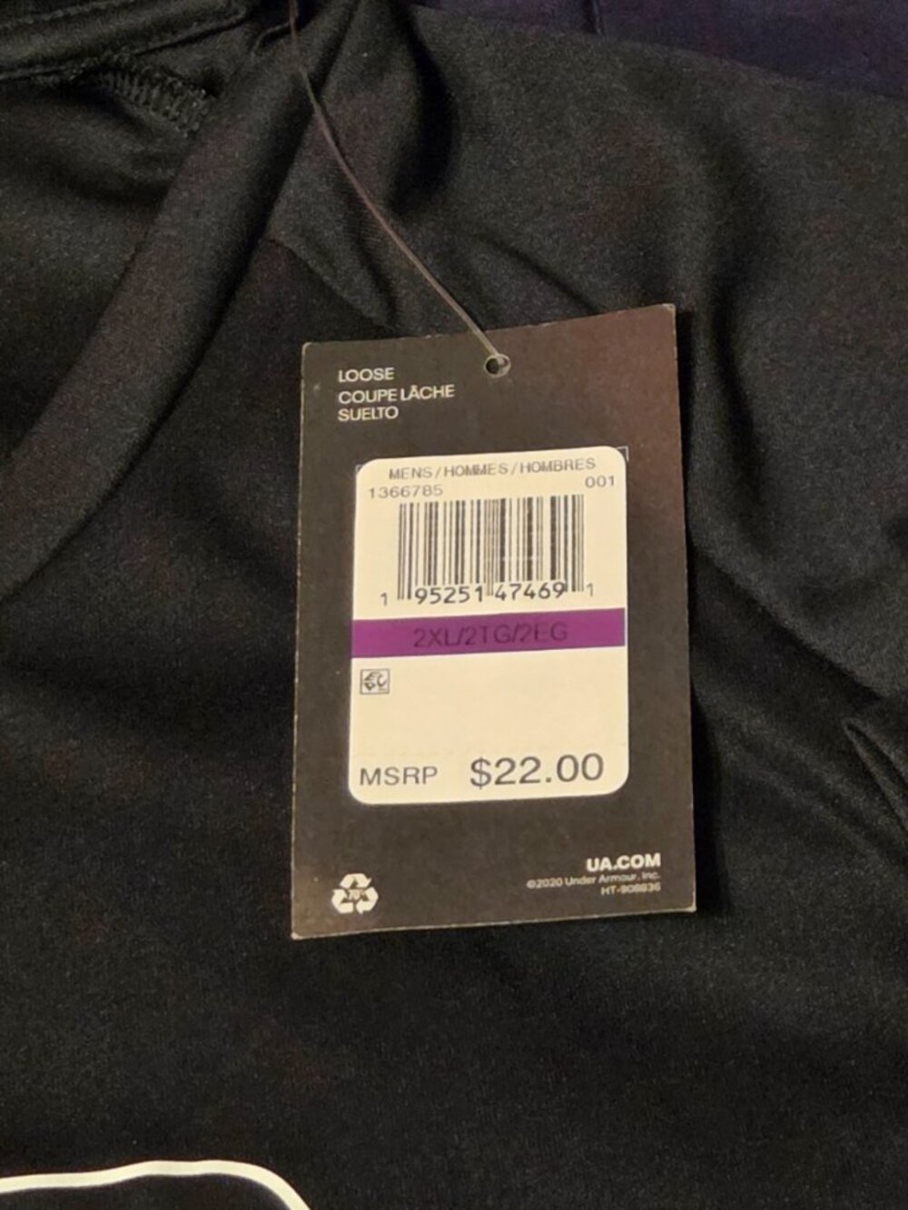 UNDER ARMOUR GRAPHIC T SHIRT. MENS 2XL. - Picture 3 of 4